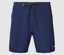 Badehose mit Label-Patch Modell 'KAIMANA'