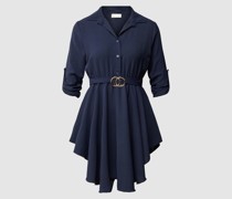 Blusenkleid mit Stoffgürtel