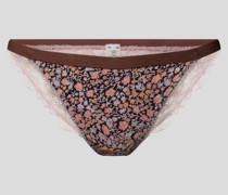 Slip mit floralem Muster