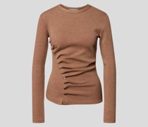 Longsleeve mit Knopfleiste