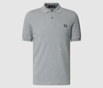 Poloshirt mit Logo-Stitching Modell 'PLAIN'
