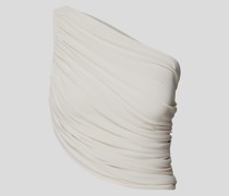 One-Shoulder-Top mit Raffungen