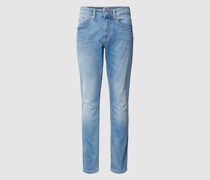 Slim Fit Jeans mit Gürtelschlaufen Modell 'AUSTIN'