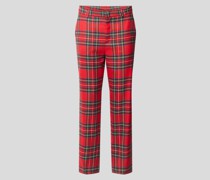 Stoffhose mit Tartan-Karo
