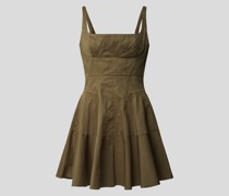 Minikleid mit Ziernähten