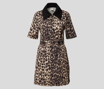 Minikleid mit Animal-Print