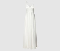 Abendkleid mit gelegten Falten