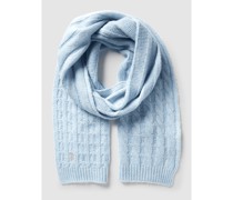 Schal mit Zopfmuster Modell 'TH TIMELESS SCARF CABLE'