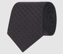 Krawatte aus Seide-Baumwoll-Mix Modell 'Ticino' (7,5 cm)