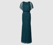 Abendkleid mit Zierbesatz