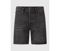 Loose Fit Jeansshorts aus Baumwolle Modell 'Chris'