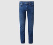 Tapered Fit Jeans mit Stretch-Anteil Modell 'Stanley'
