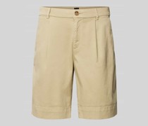 Regular Fit Shorts mit Bundfalten Modell 'Taggie'