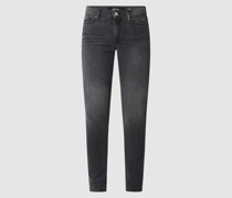 Skinny Fit High Waist Jeans mit Stretch-Anteil Modell 'Luzien'