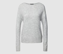 Strickpullover in melierter Optik