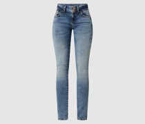 Jeans mit Label-Patch Modell 'Molly'