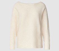 Strickpullover mit U-Boot-Ausschnitt Modell 'Otto'