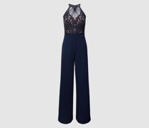 Jumpsuit mit Lochmuster