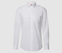 Slim Fit Business-Hemd aus Baumwolle Modell 'Jenno'