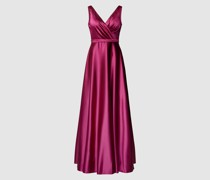 Abendkleid in Wickel-Optik