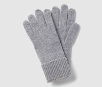 Handschuhe aus Kaschmir mit breitem Umschlang