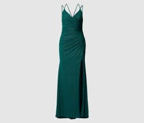 Abendkleid in Wickel-Optik