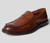 Penny-Loafer aus Leder
