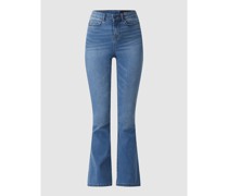Flared High Waist Jeans mit Stretch-Anteil Modell 'Sallie'