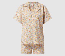 Pyjama mit floralem Muster