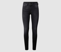 Skinny Fit High Waist Jeans mit Stretch-Anteil Modell '3301'