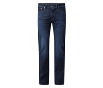 Tapered Fit Jeans mit Stretch-Anteil Modell 'Lyon' - 'Futureflex'