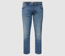 PLUS SIZE Jeans im Used-Look Modell 'GLENN'