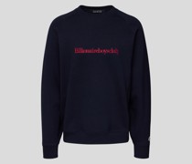 Sweatshirt mit Label-Details