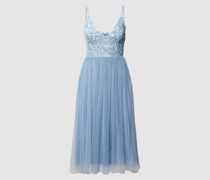Cocktailkleid mit Pailettenbesatz