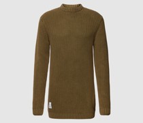Strickpullover mit Label-Detail Modell 'Acid'