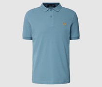 Poloshirt mit Logo-Stitching Modell 'PLAIN'