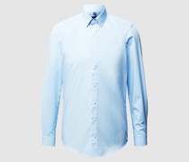 Slim Fit Business-Hemd aus Popeline