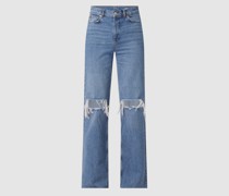 Wide Leg High Waist Jeans mit Stretch-Anteil