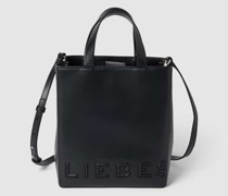 Handtasche mit Label-Stitching Modell 'PAPER BAG'