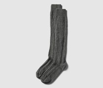 Socken mit Strukturmuster