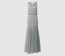 Abendkleid mit Zierbesatz