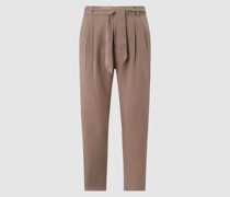 PLUS SIZE Paperbag-Hose aus Lyocell Modell 'Mia'