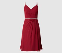 Cocktailkleid mit Strasssteinbesatz