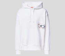 Hoodie mit Label-Print