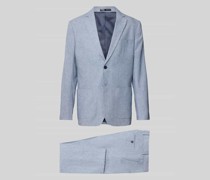 Regular Fit Anzug aus Leinen-Baumwoll-Mix Modell 'ANTON'