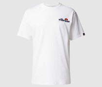 T-Shirt mit Label-Stitching Modell 'VOODOO'