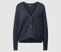 Strickjacke mit V-Ausschnitt