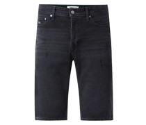 Relaxed Fit Jeansshorts aus recycelter Baumwolle Modell 'Ethan'