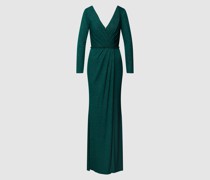 Abendkleid mit Effektgarn