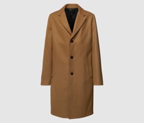 Mantel mit seitlichen Eingrifftaschen Modell 'Manteau'